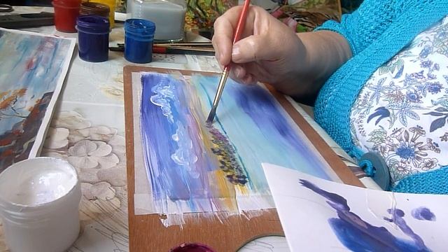 Быстро и просто рисуем осень. смотреть онлайн