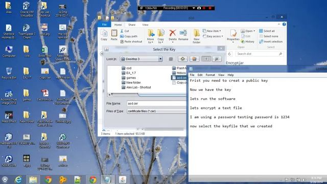 File Locker Encrypt Java (AES 256 bit) смотреть онлайн