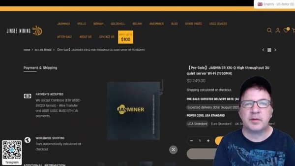 NEW JASMINER X16-Q adds NICEHASH Support + Dual Mining | WHISPER QUIET ASIC Miner 1950 MHs 570 watt