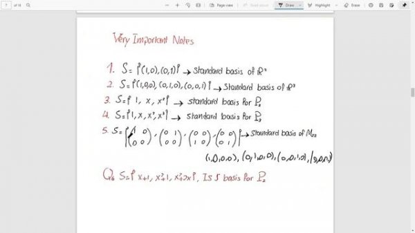 4.4 Basis and Coordinates