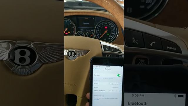 2012-2018 Bentley Infotainment Bluetooth Phone Connection And Bluetooth Audio