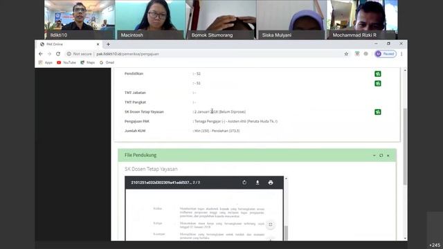Bimtek virtual penyusunan jabfung dan PAK online harike 2, jumat 19 juni 2020 смотреть онлайн
