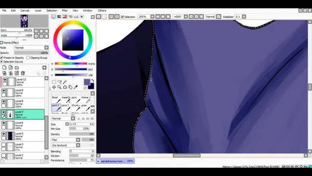 [SpeedPaint] Asriel Dreemurr (remake) (Undertale) смотреть онлайн
