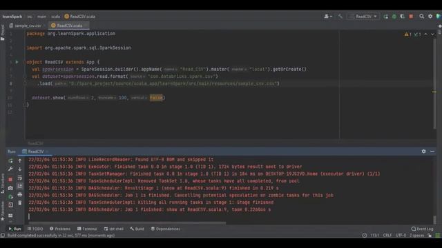 Read and Write CSV file Using Spark with Scala #sparkwithScal смотреть онлайн