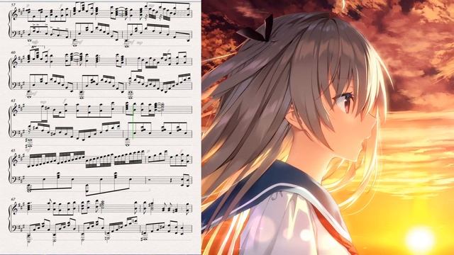 「ピアノ楽譜 / Piano Sheets」Dear Moments (ATRI -My Dear Moments- ED) смотреть онлайн