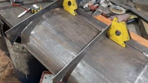 Самодельный минитрактор переломка. Серия 16. Строим снежный отвал. Часть 2. DIY