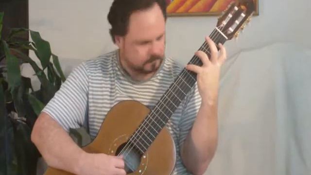 Bach: Well Tempered Clavier Prelude 1 - David Knauber, classical guitar смотреть онлайн