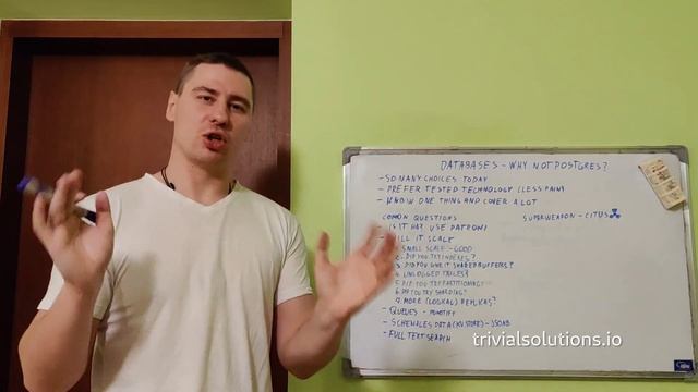 Databases - why not PostgreSQL? смотреть онлайн
