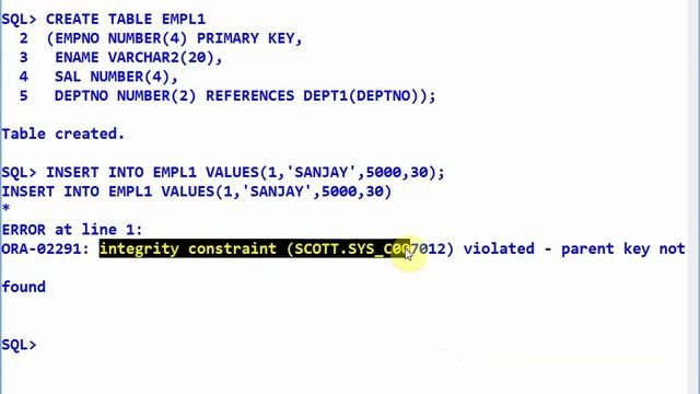 Best Oracle 18C Tutorial Series For 2020 : Video 6: Oracle Constraint [New Videos] смотреть онлайн