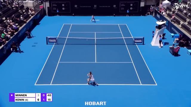 Sofia Kenin Vs. Greet Minnen | 2024 Hobart Round 1 | WTA Match Highlights