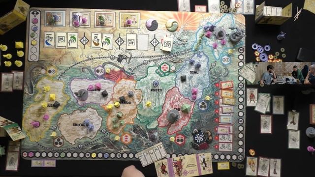 Честь превыше всего. Настольная игра Восходящее солнце (Rising sun). Играем вчетвером. смотреть онлайн