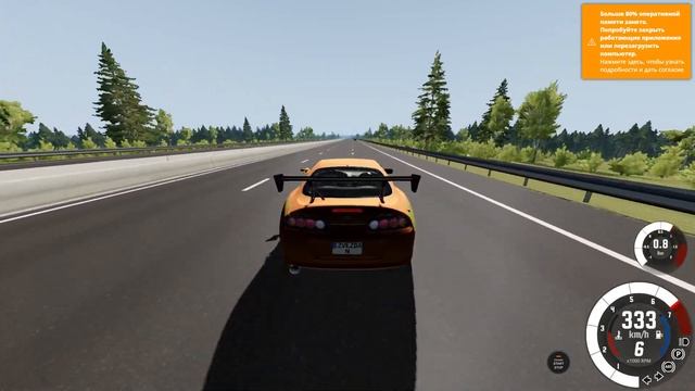 ШАШКИ НА Toyota Supra - BeamNG смотреть онлайн