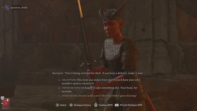 Caught stealing in Baldur's Gate 3 смотреть онлайн