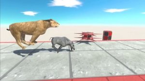 Jump Over Dangerous Piercers - Animal Revolt Battle Simulator