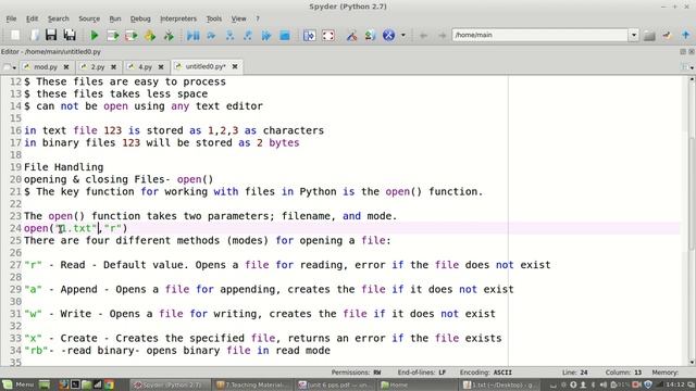 Types of Files, Opening & Closing file in Python with demo смотреть онлайн