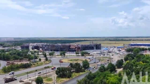 Вид на Мариуполь айон возле Метро и Порт сити, 23 мкр смотреть онлайн