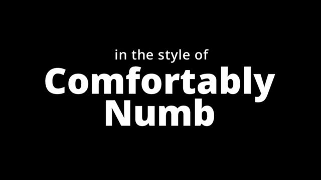 PINK FLOYD : 'Comfortably Numb' BACKING TRACK B minor (End Solo) смотреть онлайн