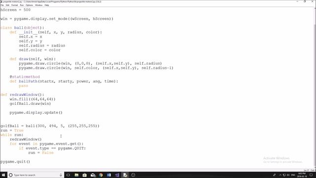 Pygame Tutorial - Projectile Motion (Part 1) смотреть онлайн
