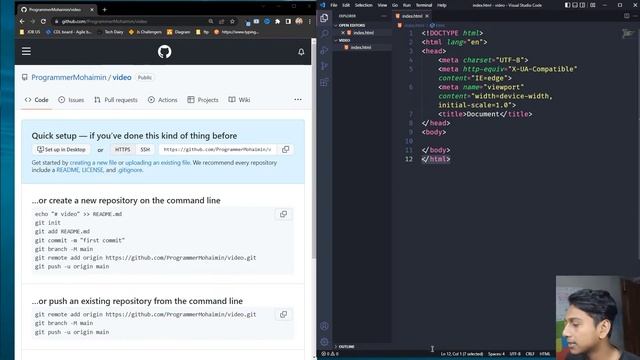 Github Zero Day || Github Bangla Tutorial For Beginners | @CodeWithMohaimin смотреть онлайн