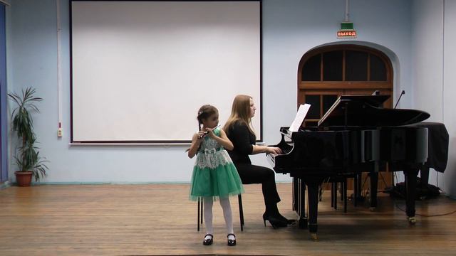 Козлова Олеся, 7 лет (флейта-пикколо) К. Дебюсси "Маленький негритёнок" смотреть онлайн