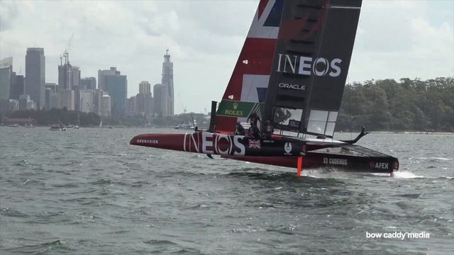 SailGP GBR - Hat trick on first day of racing смотреть онлайн