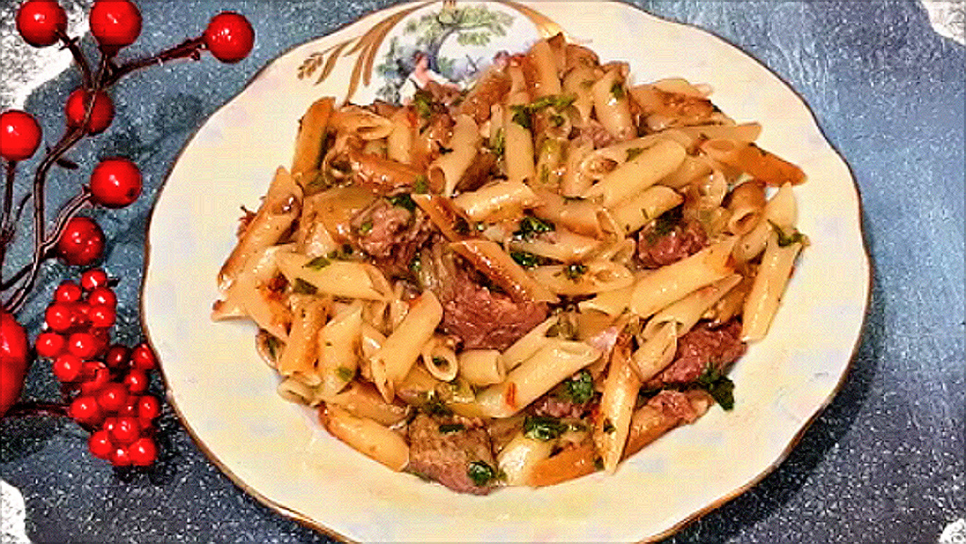 ЖАРЕНЫЕ МАКАРОНЫ С ТУШЁНКОЙ смотреть онлайн