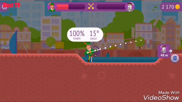 Обзор крутой игры BOWMASTERS!(На русском)