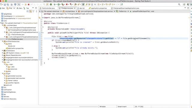 File Upload And Download REST API Using Springboot