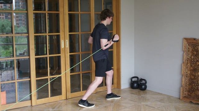 Жим эспандера одной рукой стоя 120 - 180 (Вторичные упражнения, подгруппа руки жим) смотреть онлайн