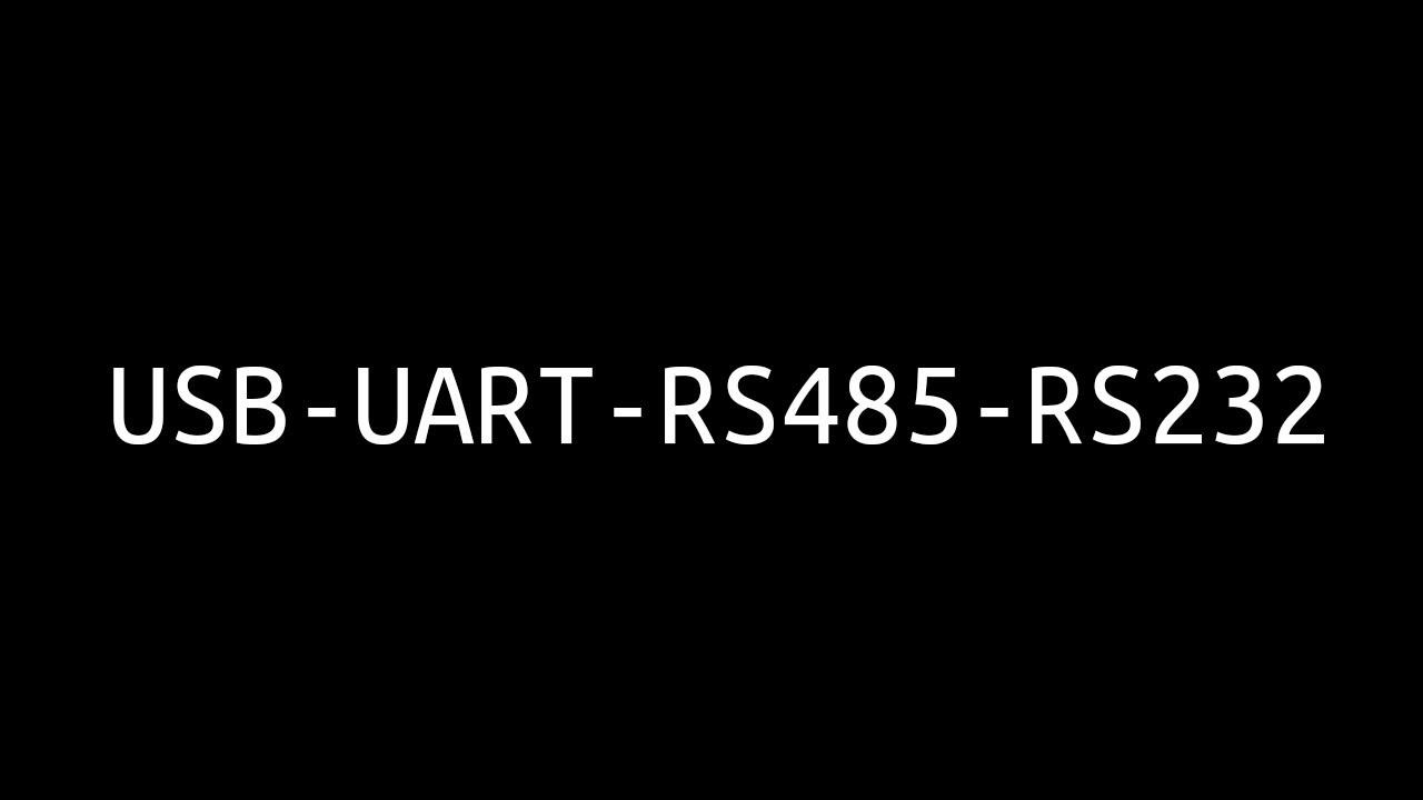 Преобразователь USB - RS232 - UART - RS485. Бюджетно и компактно.