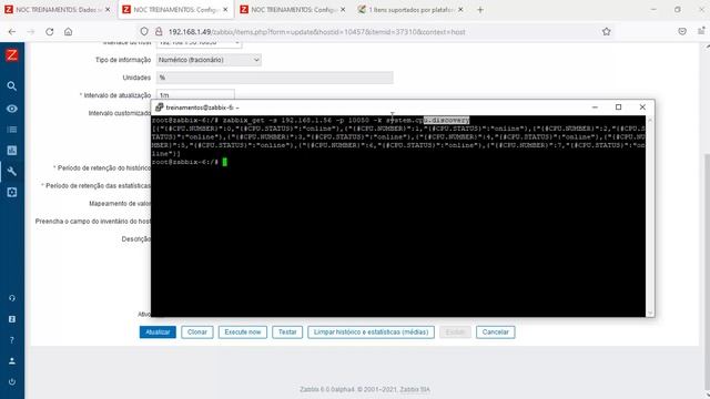 TBZ08-AL05 - Comandos para efetuar testes no Zabbix agent. смотреть онлайн