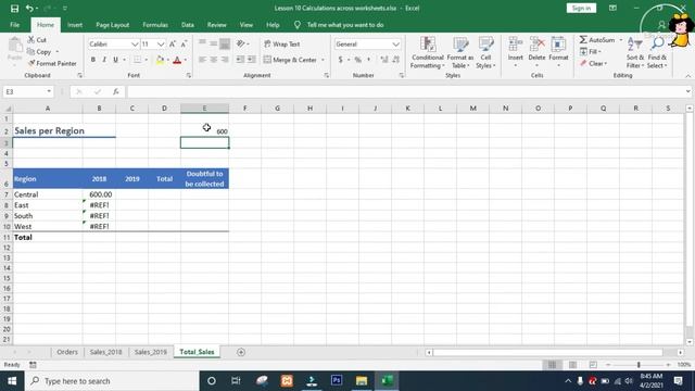 How to create formulas from cells across multiple worksheets | Excel Tips & Tricks смотреть онлайн