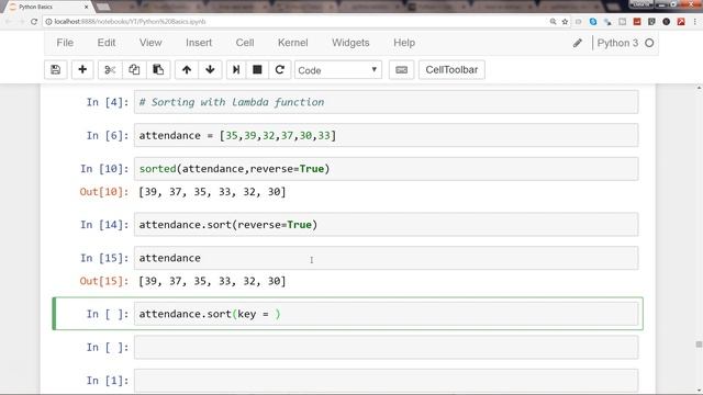 Python 3 Programming Tutorial | #3 Sorting data in Python with lambda function смотреть онлайн
