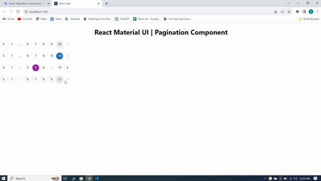 How To Use Material UI Pagination Component In React Tutorial #17 | Material UI V5 смотреть онлайн