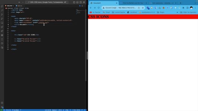 CSS - Icons - Font awesome Bootstrap Google - #7 смотреть онлайн