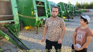 ПРФ-145 или старенький Джон Дир | Отзыв за пресс-подборщик