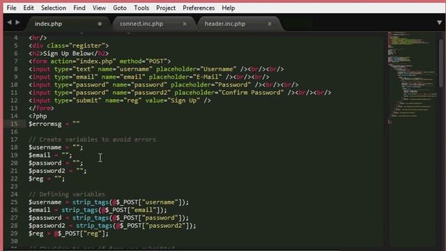PHP Tutorial: Register and Login Page [4/6] смотреть онлайн