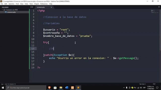 COMO HACER UNA CONEXION PDO A UNA BASE DE DATOS CON PHP смотреть онлайн
