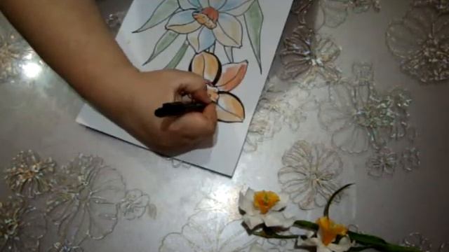 стилизация цветов часть3