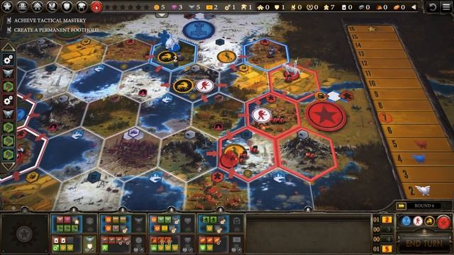 Scythe | Rusviet Hard Walkthrough Part 1 - Let's Tutorial Scythe Digital Edition Board Game смотреть онлайн