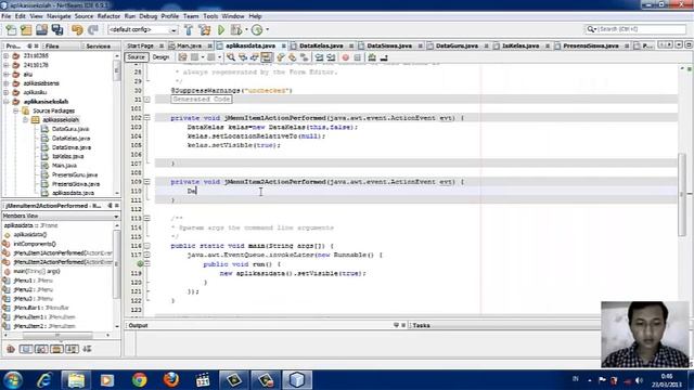 tutorial membuat menu dengan swing java,pemanggilan form,24110175,rakhmad fauzen almi,stmik el-rahm смотреть онлайн