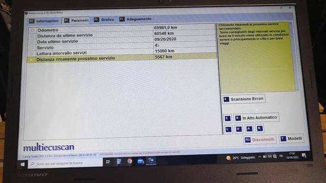 Reset Service su auto gruppo Fiat/Lancia/Alfa con Mutiecuscan смотреть онлайн