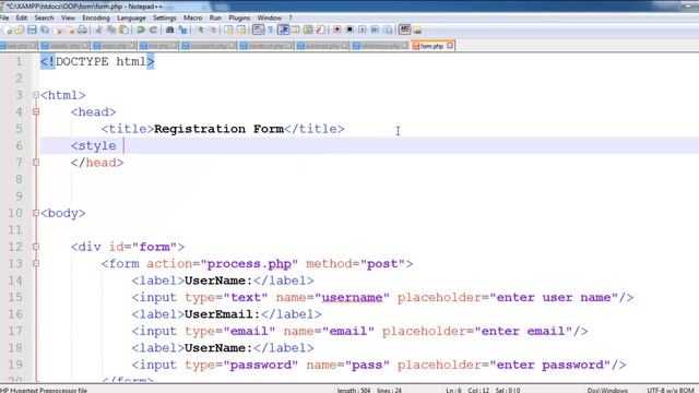 PHP OOP Tutorials in Urdu/Hindi Part 12 of 15 Registration Form Project смотреть онлайн