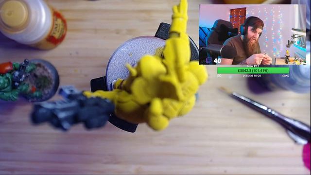 Painting An Imperial Fist Inspired Space Marine 🥵🌳