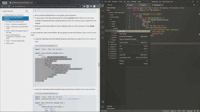 How to Add DHTMLX Widgets - DHTMLX Optimus Tutorial смотреть онлайн