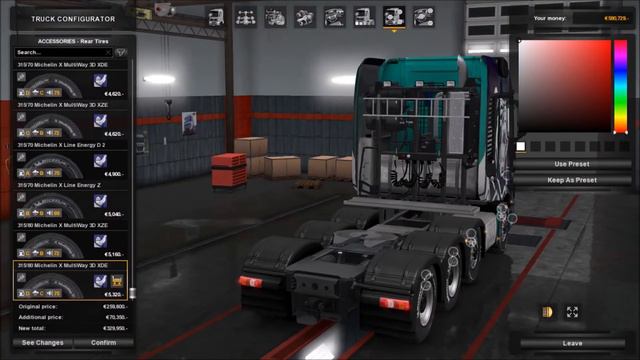 Euro Truck Simulator- 2 Mercedes Benz Purchase and customization .Is it worth for 342862 Euros ???? смотреть онлайн