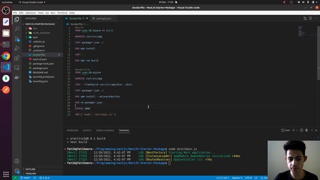 How To Create Docker Image For NestJS App | Multi-Stage Build смотреть онлайн