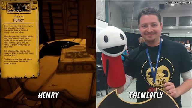 Bendy And The Ink Machine Characters Voice Actors