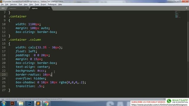 Pricing Table Design with HTML5 CSS3 - How to make pricing table - Pure CSS Tutorials смотреть онлайн