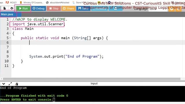Day-4a Read Input Value in Java смотреть онлайн